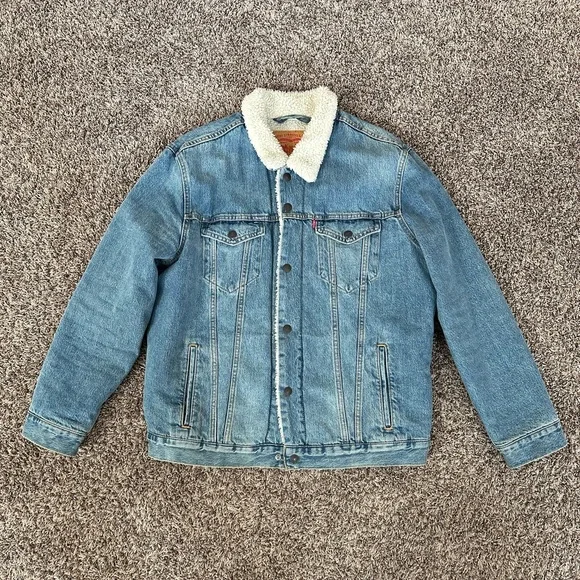 Levi Sherpa Trucker Jacket - Picture 1 of 4